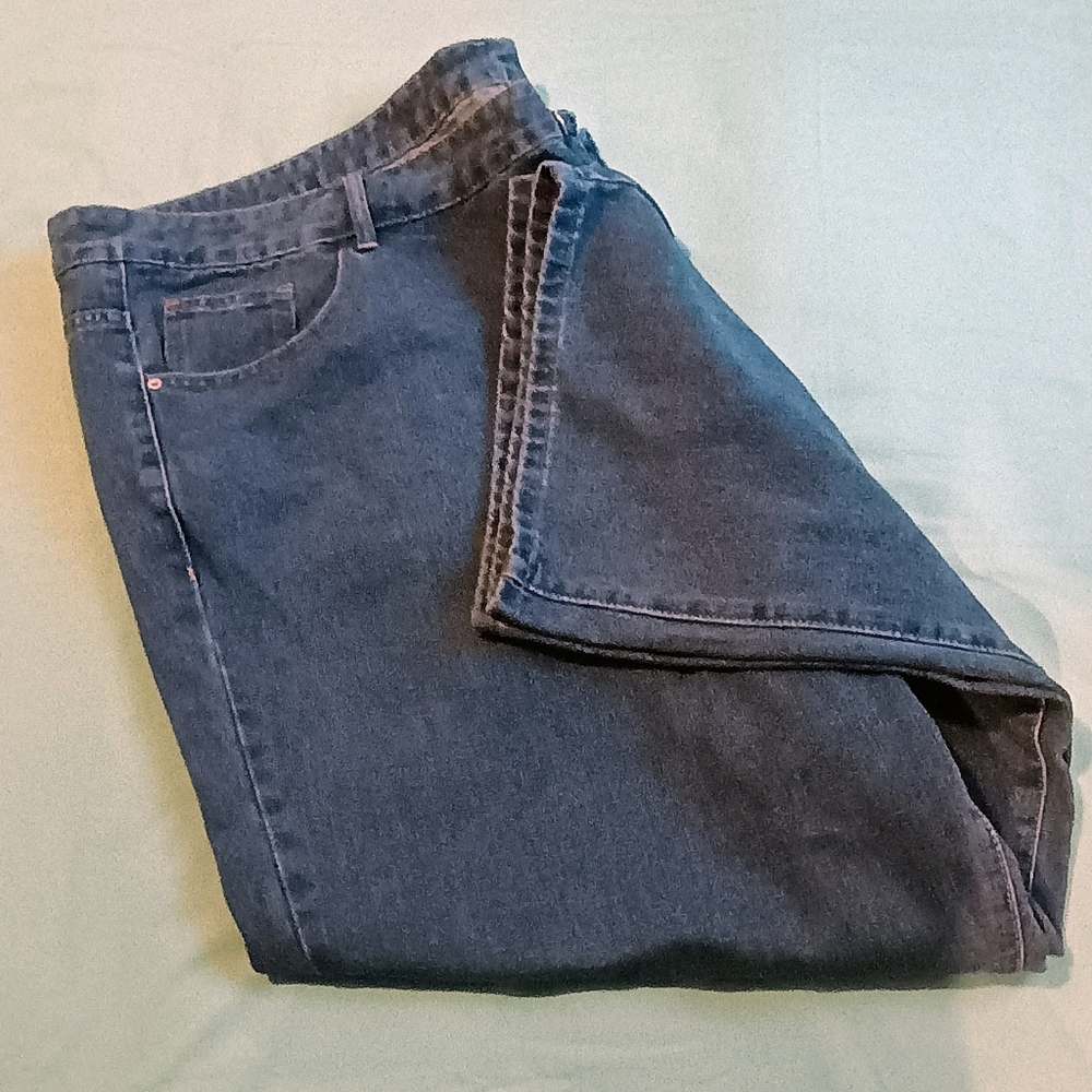 💙 NWOT Manfinity Mens Blue Jeans 6X Strong Durable Casual Plus Size Denim